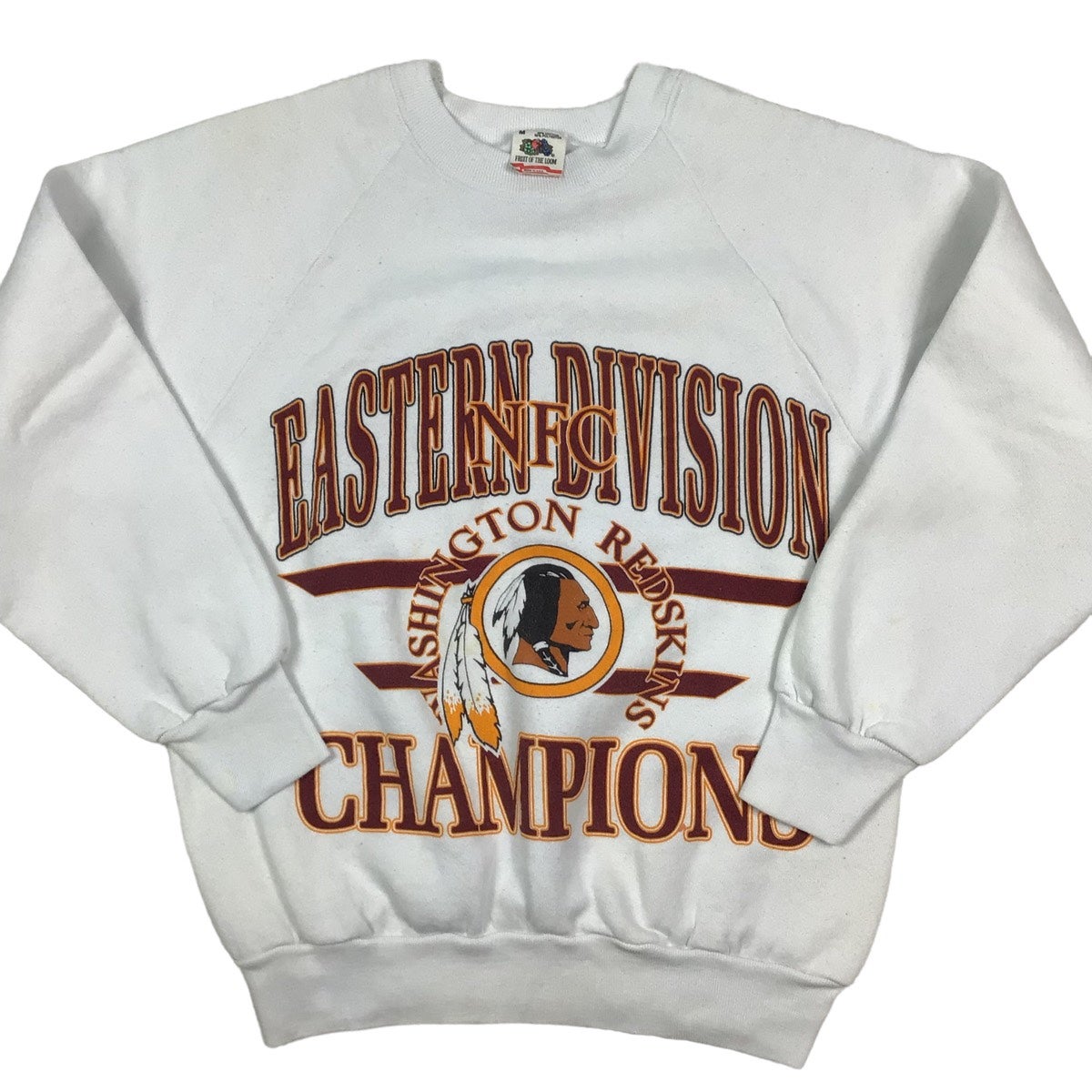 Vintage NFL (Hanes) - 'Washington Redskins' Crew Neck Sweatshirt 1990's  X-Large – Vintage Club Clothing