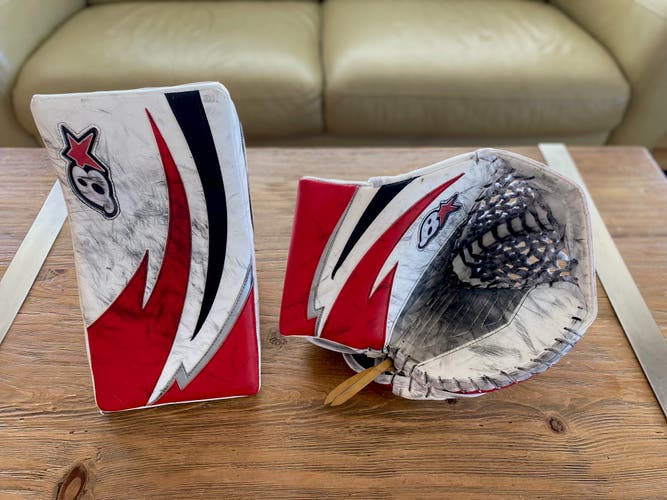 Pro Stock Pro Return Brian’s G-Netik 5 Glove and Blocker - Canadian Made - Antti Raanta