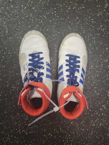 Used Adidas Junior 02.5 Wrestling Shoes