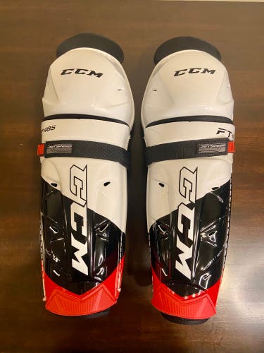 CCM Jetspeed FT485 Shin Pads 14” Senior Like New