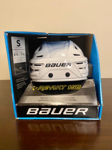 New Small Bauer Pro Stock Re-Akt 150 Helmet White