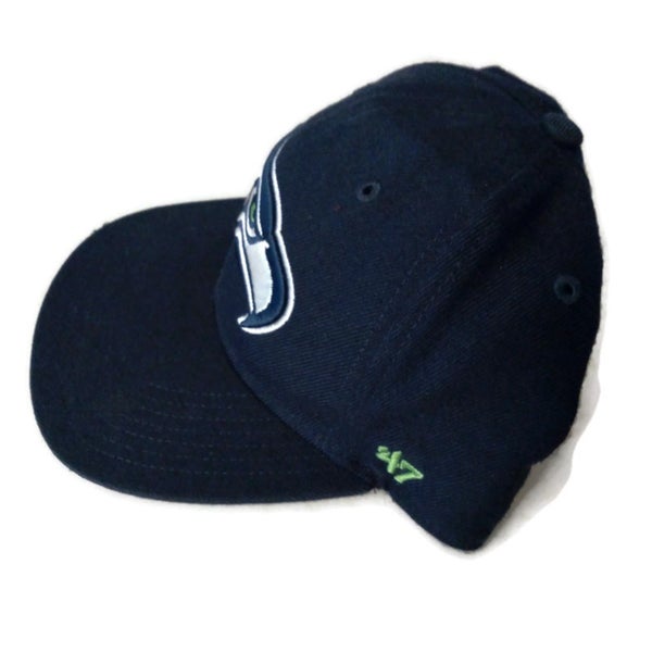 Throwback Blue SEATTLE SEAHAWKS Football Hat NFL Brand 47' Franchise  Cap LARGE