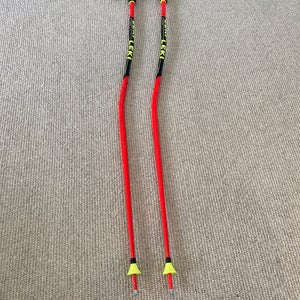 Used Leki World Cup Racing GS Airfoil 130 cm Ski Poles