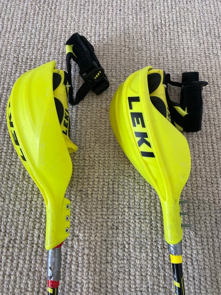 Used Leki Racing Comp Jr. SL 100 cm Ski Pole w/ Guards