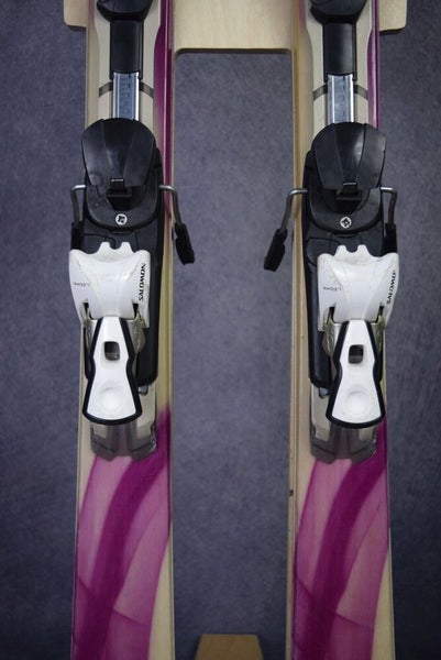 Salomon Origins Amber 112-72-98 r=11m Skis L39 Adjustable Bindings MINT | SidelineSwap