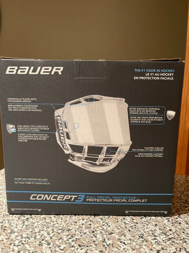 New  Bauer Concept 3 Full Shield