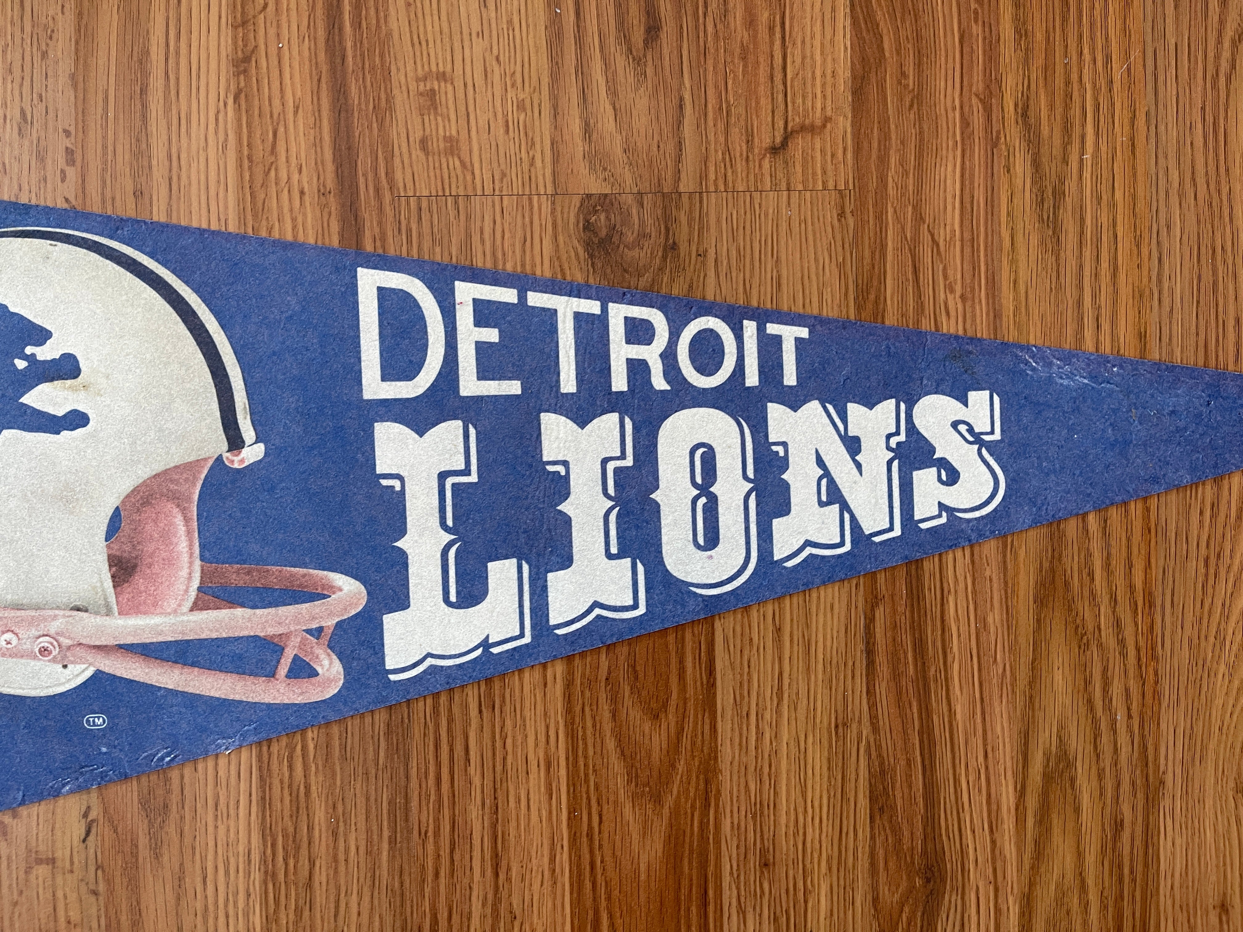 Detroit Lions NFL Team Logo Pennant Flag