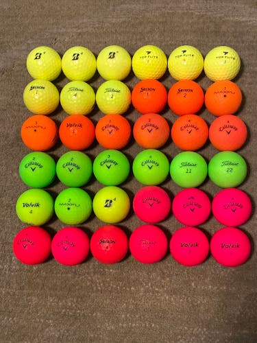 36 Used, Multi Colored, Various Brands