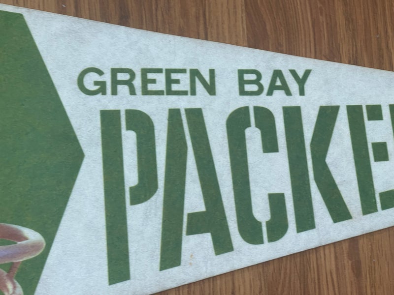 Vintage Green Bay Packers Felt Flag Pennant