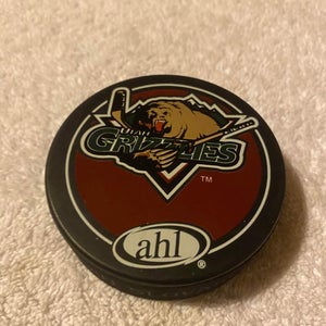 Utah Grizzlies AHL Collectible Hockey Puck