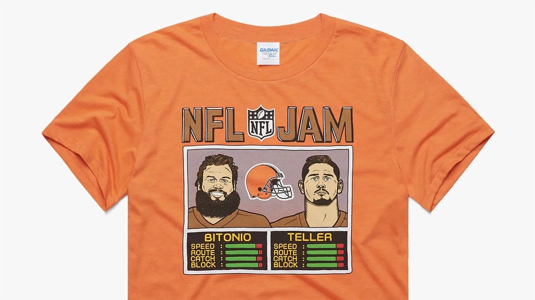 Jacoby Brissett NFL JAM Browns Bitonio And Teller Shirt, Jacoby Brissett Jam  Shirt