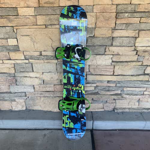 Used Lib Tech Skate Banana 154 Cm Mens Snowboard Combo