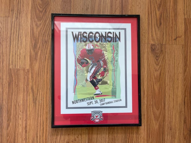Wisconsin Badgers NCAA CAMP RANDALL STADIUM 100th ANNIVERSARY Wall Art Print!
