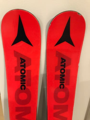Used Atomic 145 cm Racing Redster FIS GS Skis With Bindings