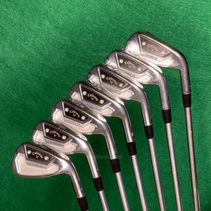 Callaway X Forged CB '21 4-PW Iron Set Project X IO 5.5 105g Steel Firm