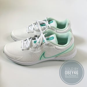 Nike Men's Infinity Pro 2 Golf Shoes White Mint Size 10.5