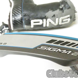 PING Sigma 2 ZB2 Putter Platinum Black Dot Adjustable +Cover & Tool  MINT