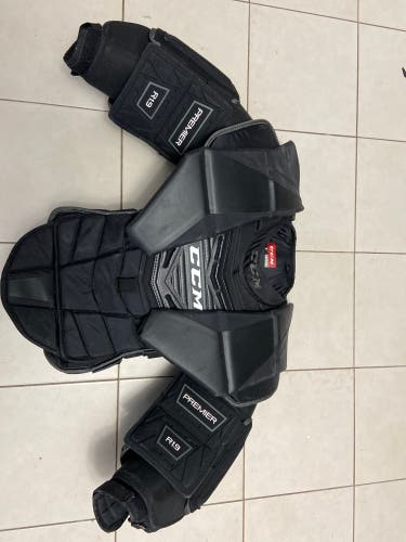 Used Small CCM  Premier R1.9 Goalie Chest Protector