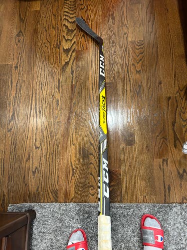 NHL Used LH Pro Stock Super Tacks Hockey Stick