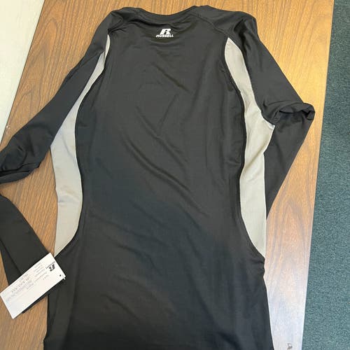 New Russell Athletic Compression Shirt Black Large