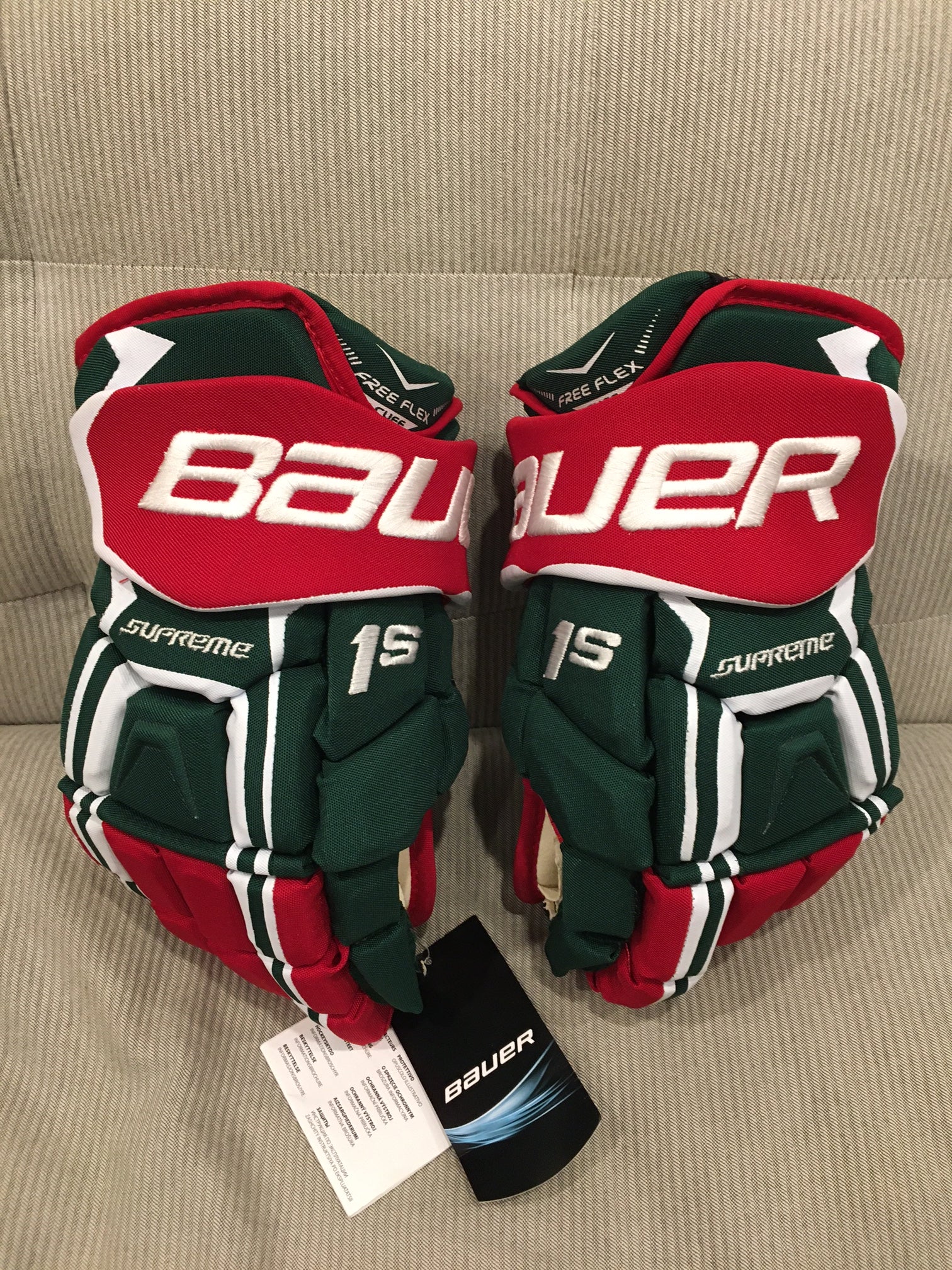 FROLUNDA SHL Bauer Supreme 1S Pro Stock Hockey Gloves