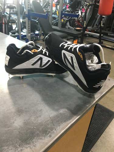 Used New Balance L3000bk4 Metal Cleats Senior 11.5 Baseball And Softball Cleats
