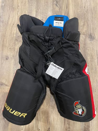 Bauer Nexus pro stock hockey pants large Ottawa Senators