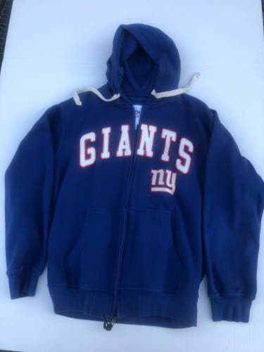 New York Giants Large Hooded Zip-Up