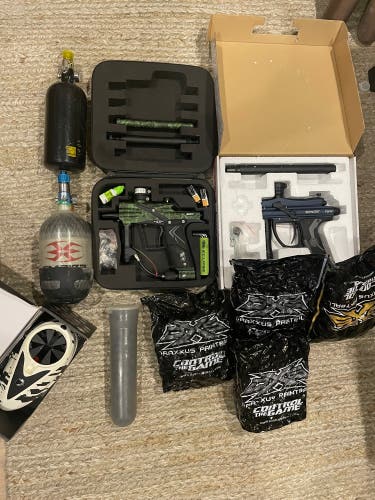 Used  Paintball Package