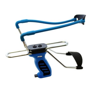 New High Velocity Magic Hunting Slingshot with Auto Feed System - Blue