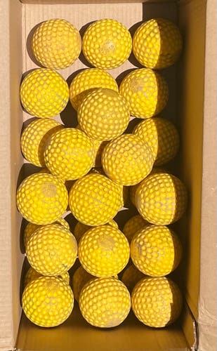 Lot Of 30 Jugs Sports Sting-Free Dimpled Pitching Machine Baseballs