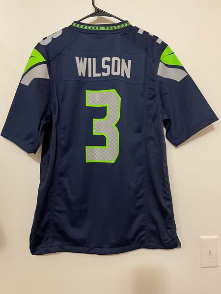 Nike NFL Seattle Seahawks #3 Russell Wilson On-Field Jersey Size