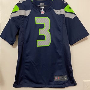 Nike NFL Seattle Seahawks #3 Russell Wilson On-Field Jersey Size Medium