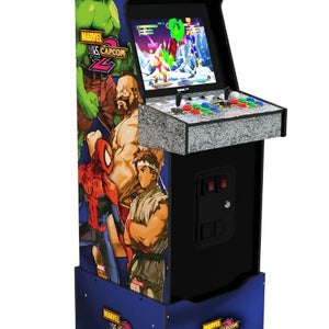 New Arcade 1Up Marvel Vs. Capcom 2 Arcade Cabinet with Riser