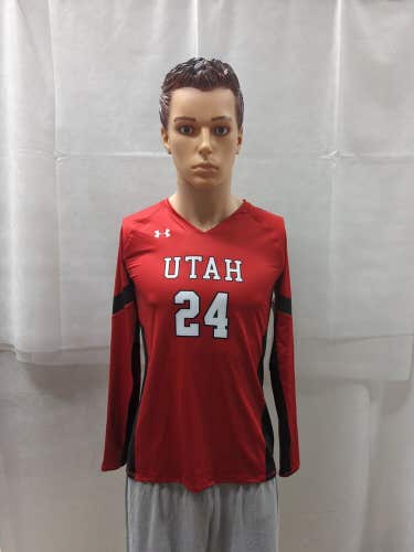 NWT Utah Utes Under Armour Sample Volleyball Jersey Women's M NCAA