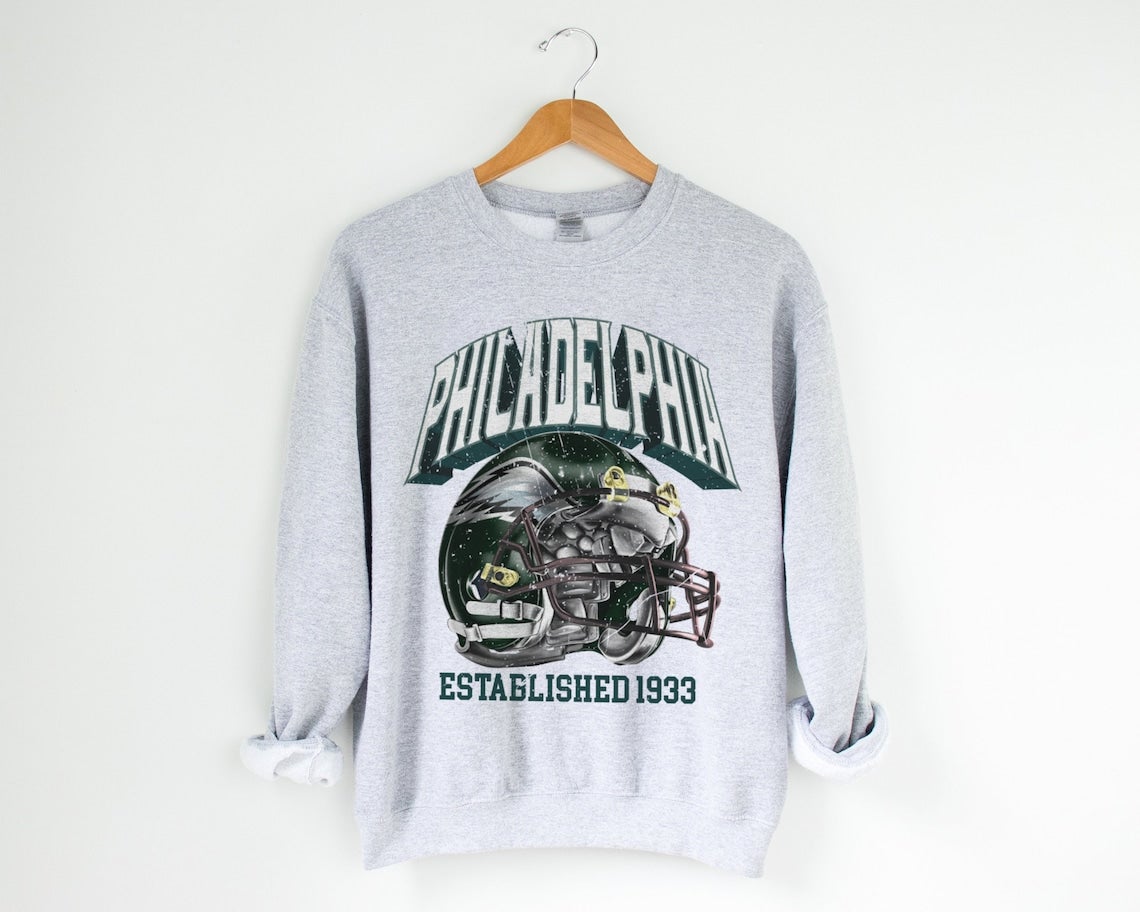 90's Philadelphia Eagles Long Sleeve CSA NFL T Shirt Size XL