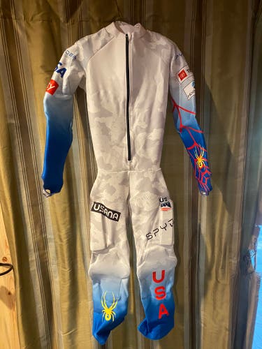 New US Ski Team Medium GS Spyder Ski Suit FIS Legal