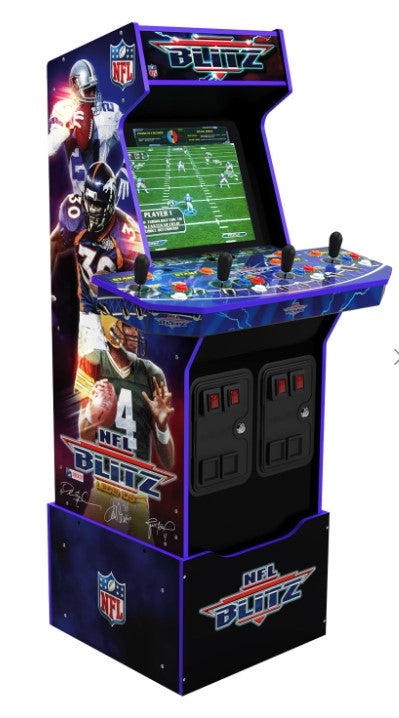 Dallas Cowboys NFL Blitz High Back Adjustable Swivel Stool, Arcade1Up