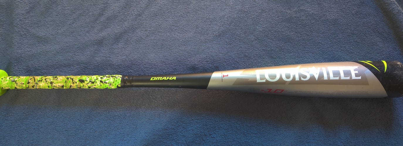 Used Louisville Slugger Omaha Bat (-10) 19 oz 29"