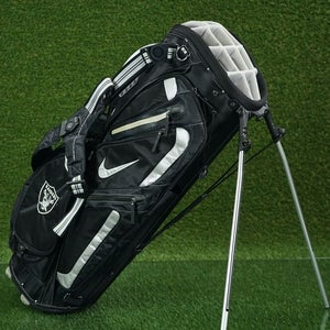 NIKE AIR GOLF PERFORMANCE 14-WAY DIVIDER GOLF STAND BAG W/ RAIDERS EMBROIDERY!!!