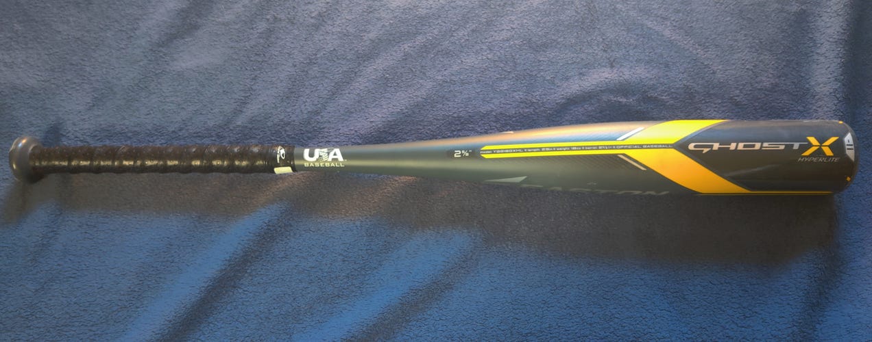 Used Easton Ghost X Hyperlite Bat (-11) 18 oz 29"