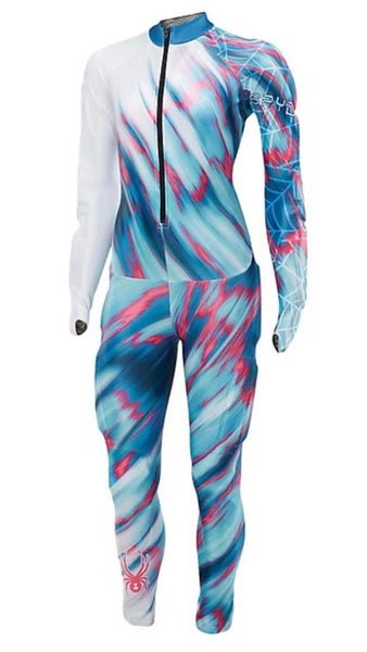 New Spyder Women's Small Ikat Print Swell World Cup GS Race Suit FIS Legal
