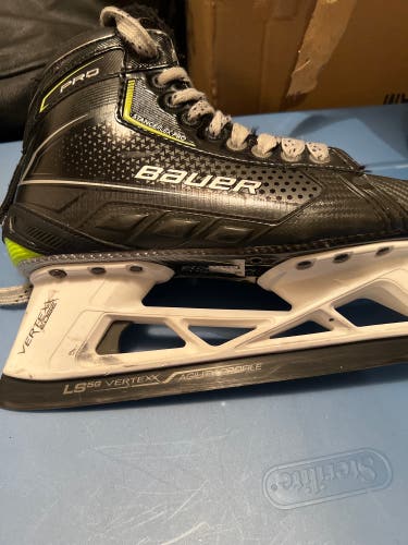 Used Bauer Regular Width Size 6.5 Pro Hockey Goalie Skates