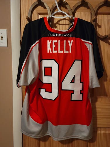 game worn jack kelly denver outlaws jersey