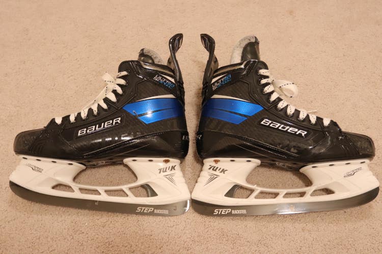 Bauer Supreme UltraSonic Hockey Skates - Pro Stock - Alex Steeves - Size 8.5 DA