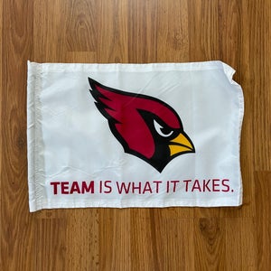 Arizona Cardinals NFL FOOTBALL TEAM IS WHAT IT TAKES Promo Fan Cave Banner Flag!