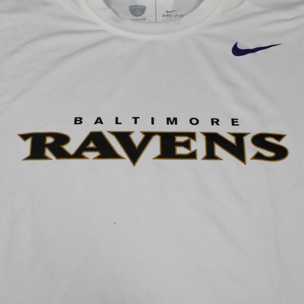 Baltimore Ravens Nike NFL On Field Apparel Dri-Fit Long Sleeve Shirt Men's  3XL