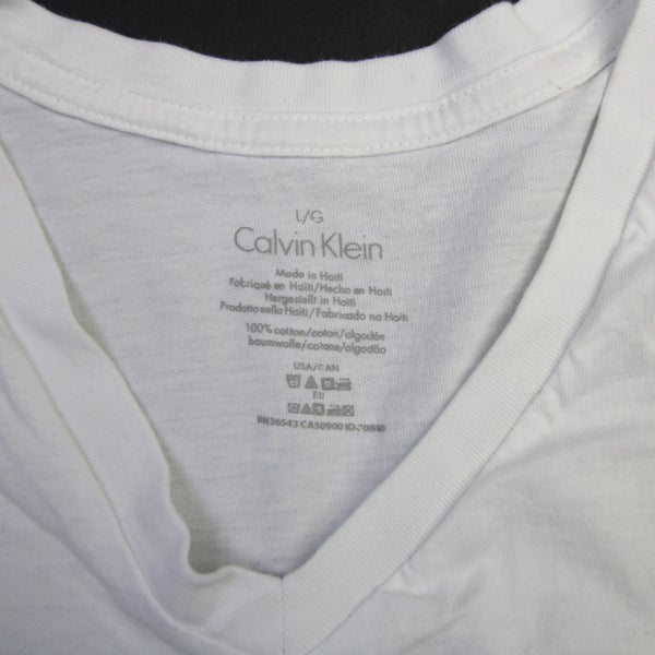Dallas Mavericks Calvin Klein Short Sleeve Shirt Men's White Used L |  SidelineSwap