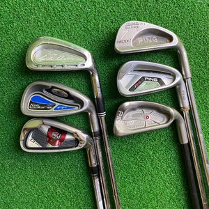7 Iron Individual Single Golf Club Sold Separately Cleveland, Cobra, Wilson Staff, Ping