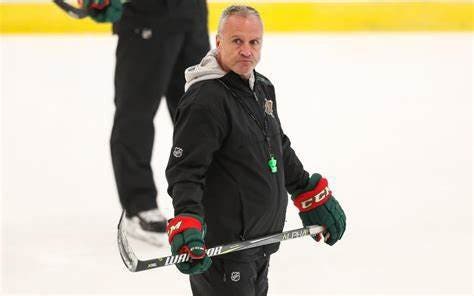 2 Dean Evason Coach TEAM PLAYER ISSUE Minnesota Wild Fanatics Authentic Pro Jacket M Game Used
